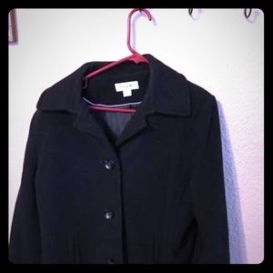 Women’s black pea coat